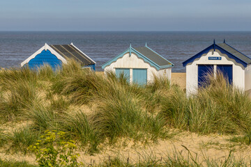 Colourful Beach Huts