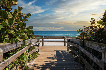 Naklejka premium Melbourne Florida Beach View