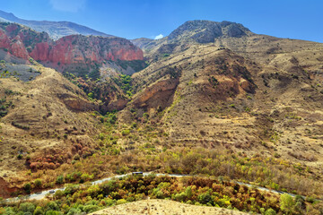 Fototapeta na wymiar Landscape with mountains, Armenia