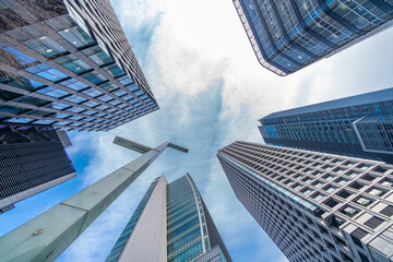 東京都中央区日本橋の景色　高層ビル