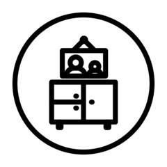 cupboard and picture icon