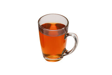 A cup of tea isolated on  white background.