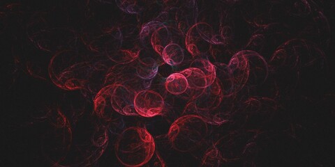 3D rendering abstract multicolor fractal background