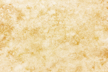 Parchment paper background. Coffee stains background. Brown splash texture. Burned noisy letter structure. Brown antique rustic stained paper backdrop. Grunge brown grain. Ancient look.