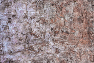 Rustic rough textured brick structural abandoned concrete wall surface for background
