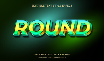Modern editable text effect vibrant modern color shiny. Text style effect. Editable fonts vector files