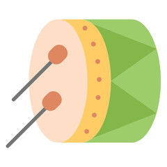 Bedug flat icon. Can be used for digital product, presentation, print design and more.