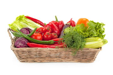 Fresh and ripe vegetables. Healthy organic food.