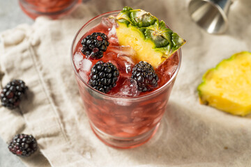 Cold Refreshing Madiera Sherry Cobbler Cocktail