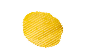 potato chip isolated on white background