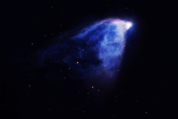 Fototapeta premium Comet in deep space. Elements of this image furnished by NASA