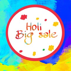 Holi big sale in circle festival sale