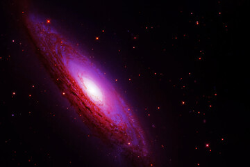 A beautiful galaxy in deep space. Elements of this image furnished by NASA