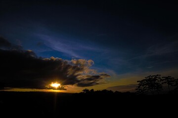 Sunset in Las Terrenas of Samana