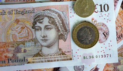 the national currency of England	
