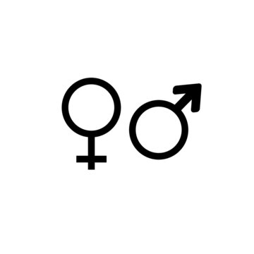 Icon logo design men women wc toilet symbol