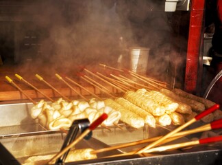 street food in Korea