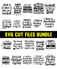 Sports Svg Vector Typography T-shirt Design