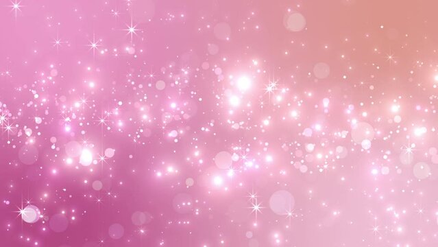 パーティクル キラキラ 背景 ピンク 桜色