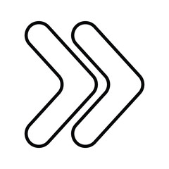 Obraz premium Arrow icon Simple, flat design for web or mobile app. eps 10