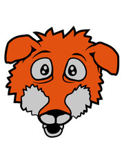 Glücklicher Fuchs Gesicht 