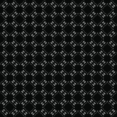 Black and white seamless pattern texture. Greyscale ornamental graphic design. Mosaic ornaments. Pattern template. Vector illustration. EPS10.
