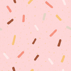 Vector line spots seamless pattern background. Perfect for fabric, scrapbooking, wallpaper projects.

