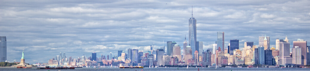 NYC Manhatten Cityscape panorama