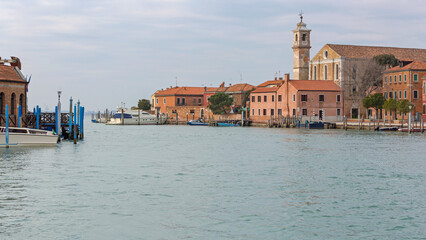 Fototapeta na wymiar Murano Canal Italy