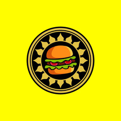 Burgers in the sun circle.