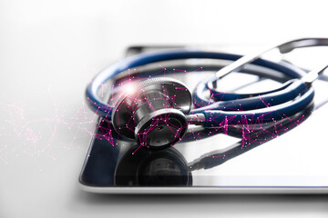 stetoscopio, medicina, tecnologia medica,