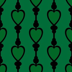 Seamless valentines pattern with hearts for postcard and gifts and cards 