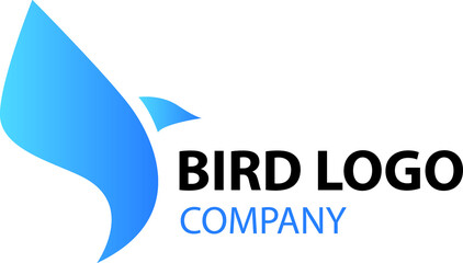 Bird logo design vector template