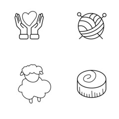 Cute icons for needlework.