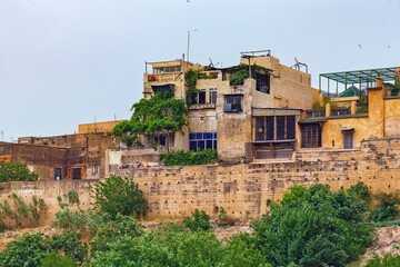 View of the part of the Fez el Bali medina. Is the oldest walled part of Fez. Fes el Bali was founded as the capital of the Idrisid dynasty between 789 and 808 AD.