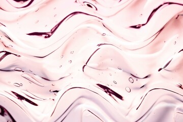 Liquid gel cosmetic smudge pink