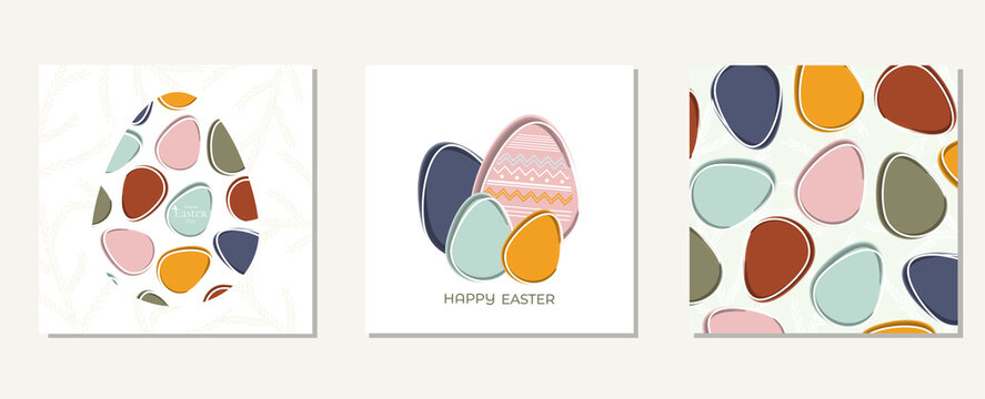 Abstract Easter colorful background. 