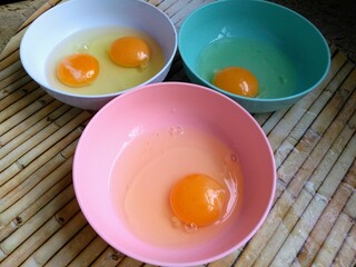 eggs in a bowl