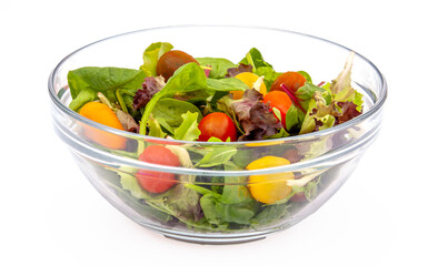 fresh salad in a bowl