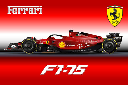 Maranello, Modena, Italy, Ferrari F1 75 formula 1, Charles Leclerc number 16, 2022 formula one world championship 