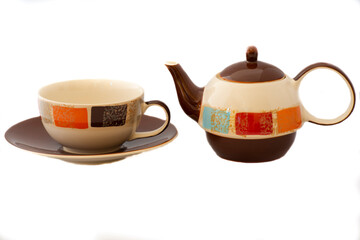 cup of tea and teapot