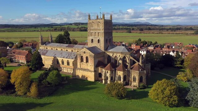 Tewkesbury Abbey (Abbey Church of St. Mary the Virgin), Tewkesbury, Gloucestershire, England, United Kingdom, Europe