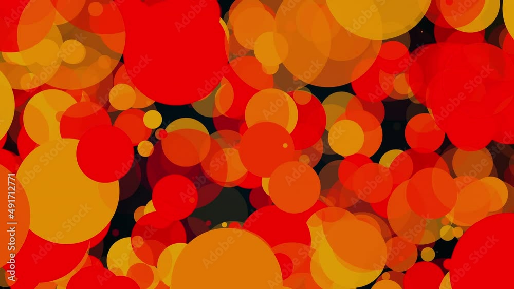 Aufkleber abstract multicolored backdrop with many of big transparent circles. computer generated 3d render