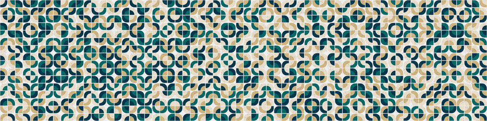 Obraz premium Abstract Geometric Pattern generative computational art illustration