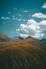 Green mountain ridge and mountain view ,Black Sea Region Rize Turkey