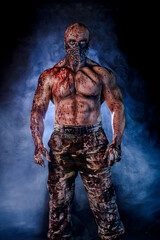 Obraz na płótnie Canvas zombie killer, apocalypse, war