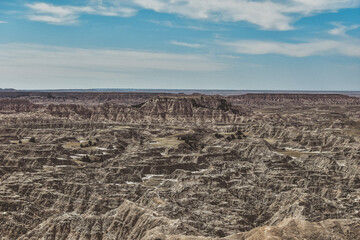 badlands landscape