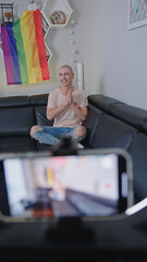 European gay activist vlogging and gaining popularity on social media. High quality photo