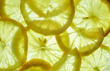 A bit of zest will get you feeling your best. Shot of a group of freshly cut lemon slices.