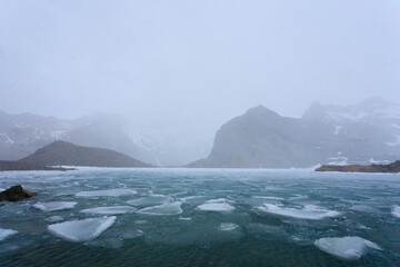 Laguna de Los Tres view, Fitz Roy mountain, Patagonia